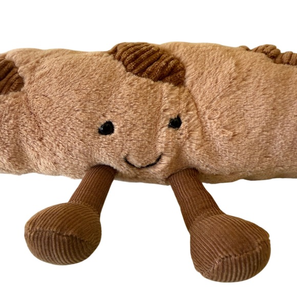 Jellycat Amuseables Baguette Kids OS Tan Excellent Plush Bread Stuffed Toy - Picture 2 of 6